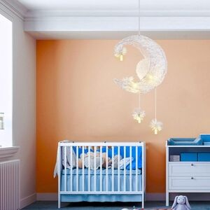Moon star nursery light